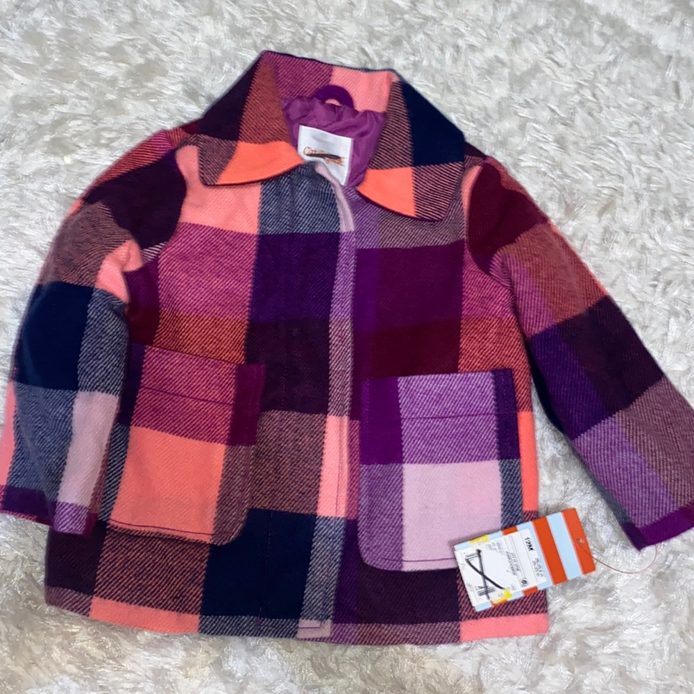 Cat & Jack Plaid Coat